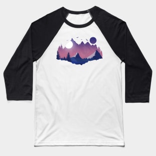 The cold mountains by winter season Baseball T-Shirt